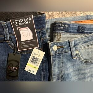 Curve Appeal Jeans & Lucky Brand Light Blue Denim Jeans
